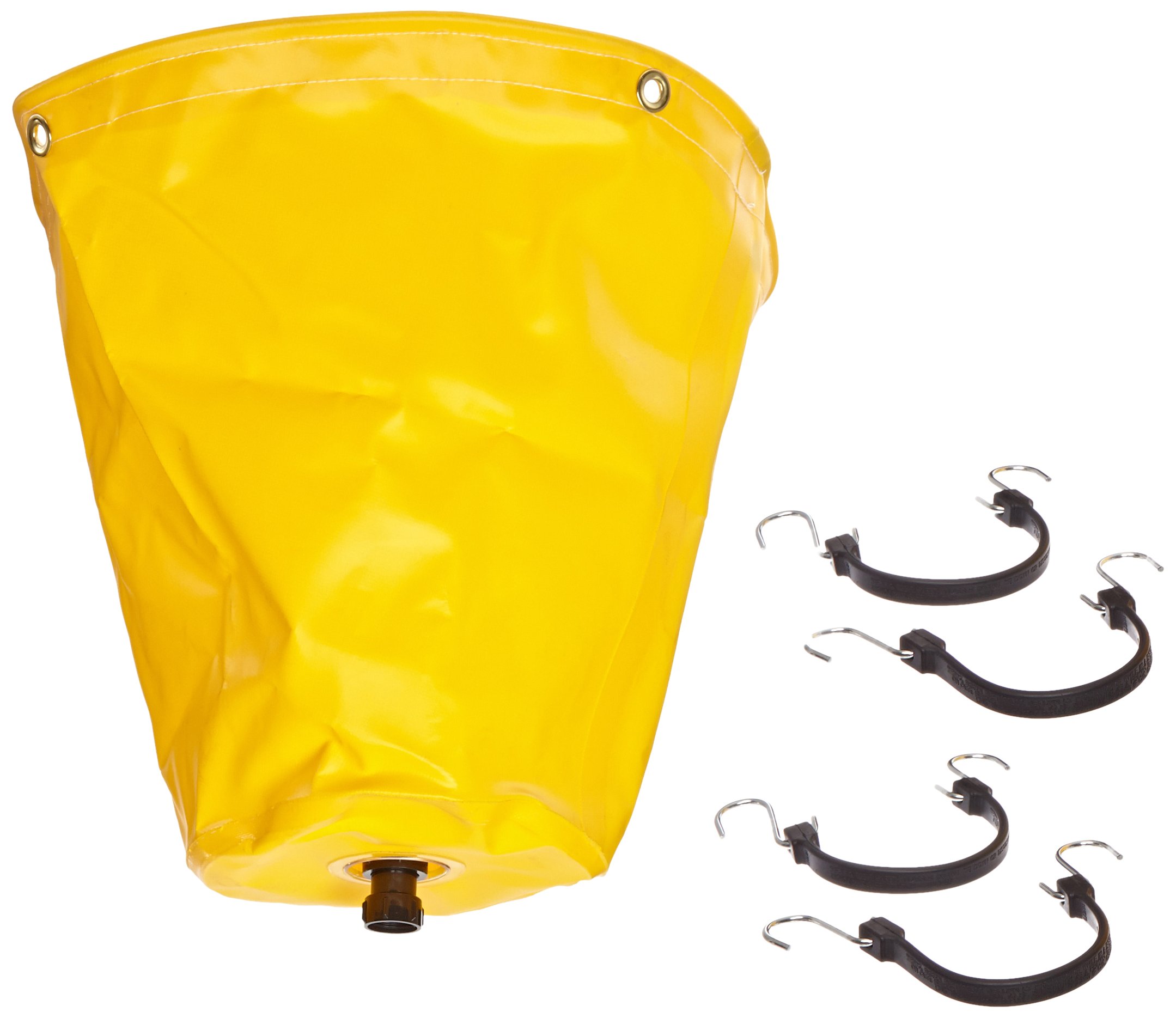 UltraTech 1780 Vinyl Ultra-Pipe Drip Diverter, 7 Gallon Capacity, 18" Diameter x 18" Height, Yellow