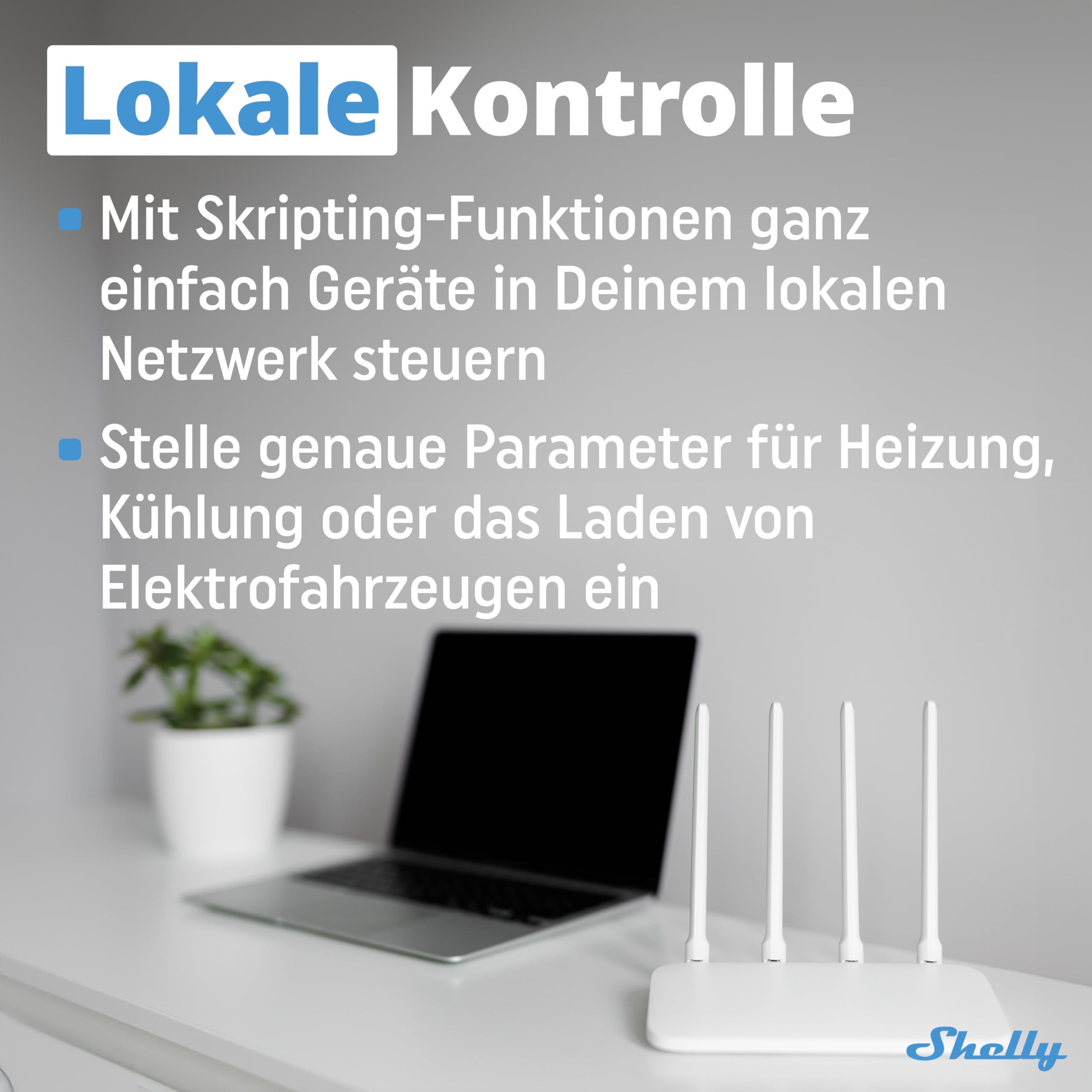 Shelly Pro 3EM (120A) - WLAN & LAN Dreiphasiger Smart Energiezähler, 3x 120A Stromwandler Inklusive, 1% Genauigkeit, Solar, 60-Tage Datenspeicher, Verbrauchsmessung, Hutschiene, Heimautomatisierung