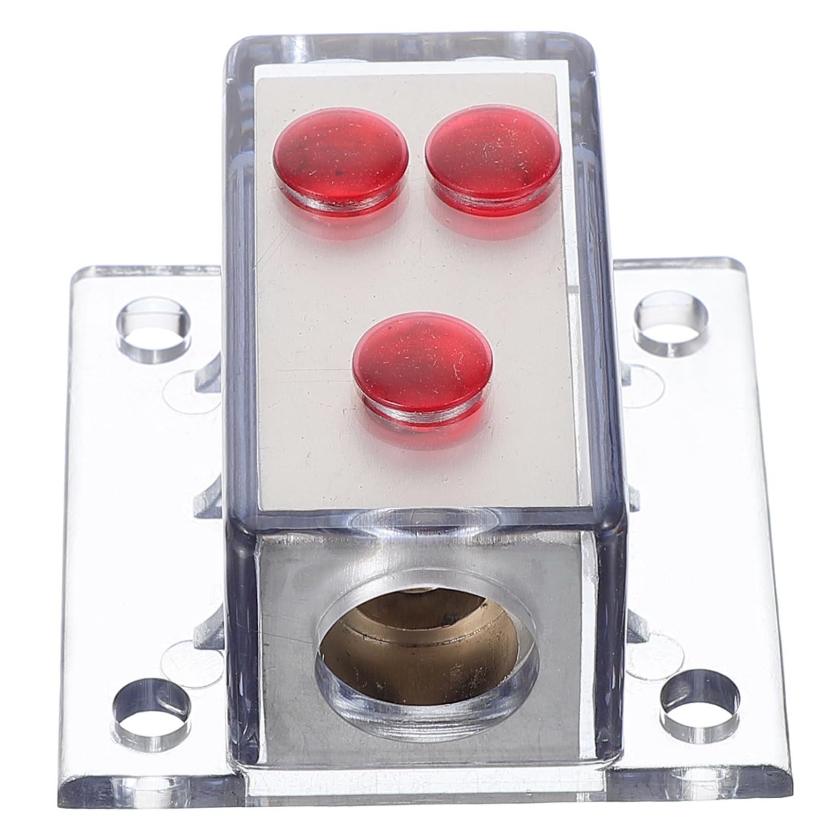 COOLHIYA Automotive Audio Distribution Block Way Ground Splitter for Car Amplifier Design Transmission Easy Installation Compatible Various