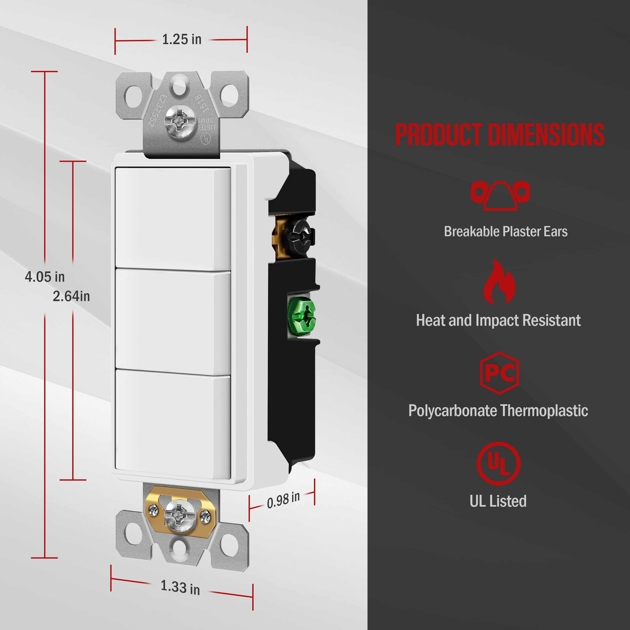 Broan-NuTone BHFLED110 PowerHeat Bathroom Exhaust Fan, 110 CFM ...