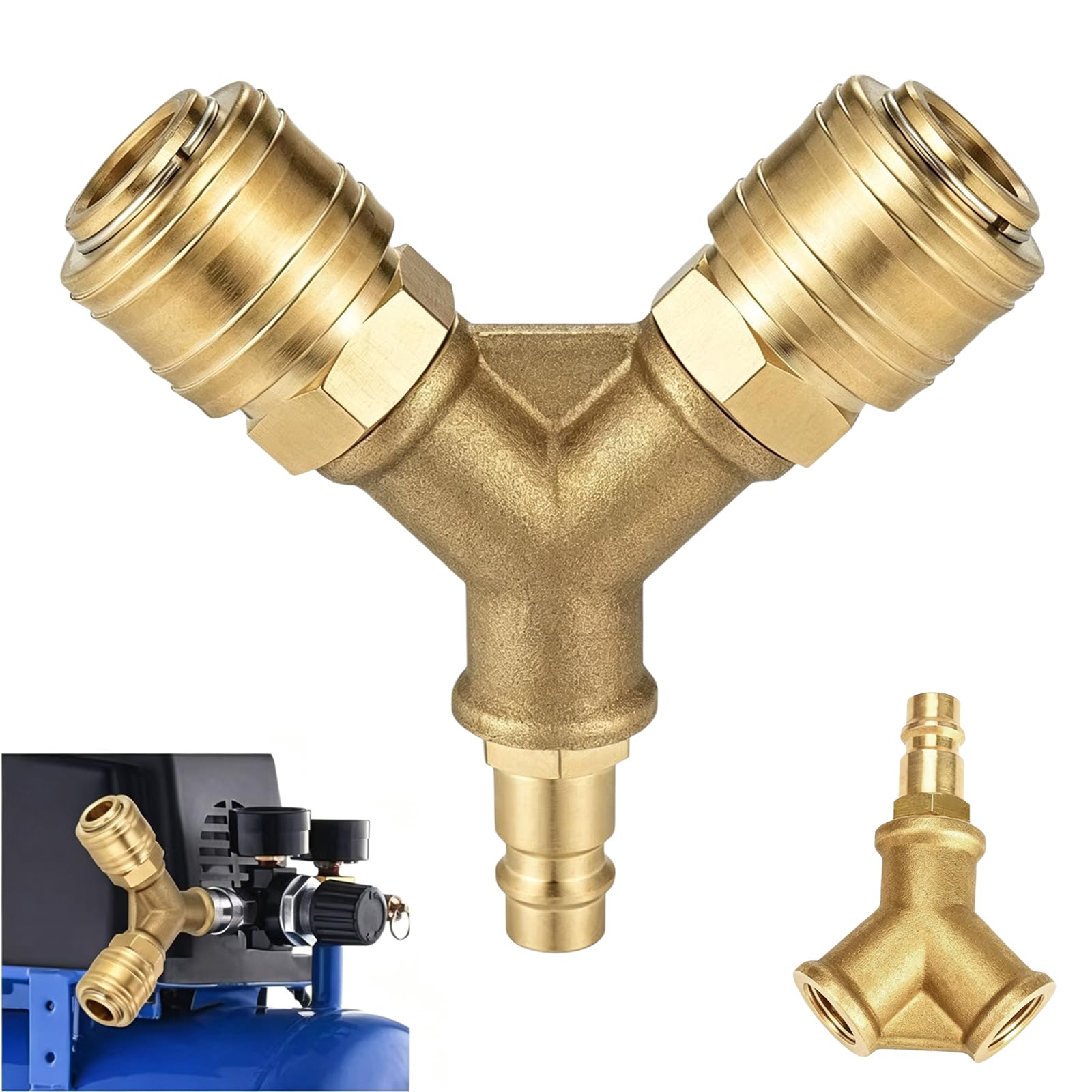 Distribuidor de Aire Comprimido Flintronic para trabajos de pintura y bricolaje en el garaje de casa