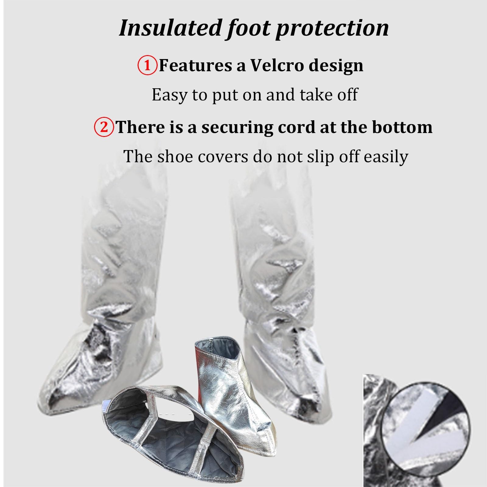 Traje de protección contra radiación térmica: Ropa Resistente al Calor con Revestimiento de Aluminio para Operaciones químicas, de extinción de Incendios y de Rescate.