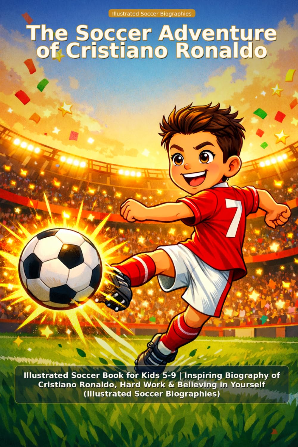 The Soccer Adventure of Cristiano Ronaldo: Illustrated Soccer Book for Kids 5–9 | Inspiring Biography of Cristiano Ronaldo, Hard Work & Believing in Yourself (Illustrated Soccer Biographies)
