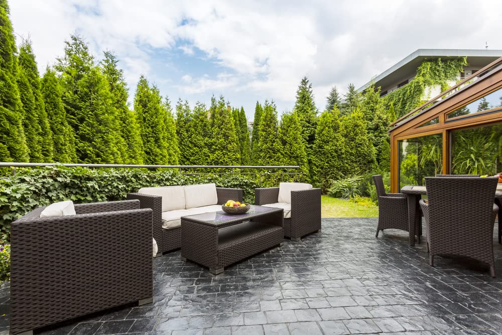 PEINTURE SOL TERRASSE Extérieur pour béton, pavé Gris anthracite 5,5KG + 1L Diluant