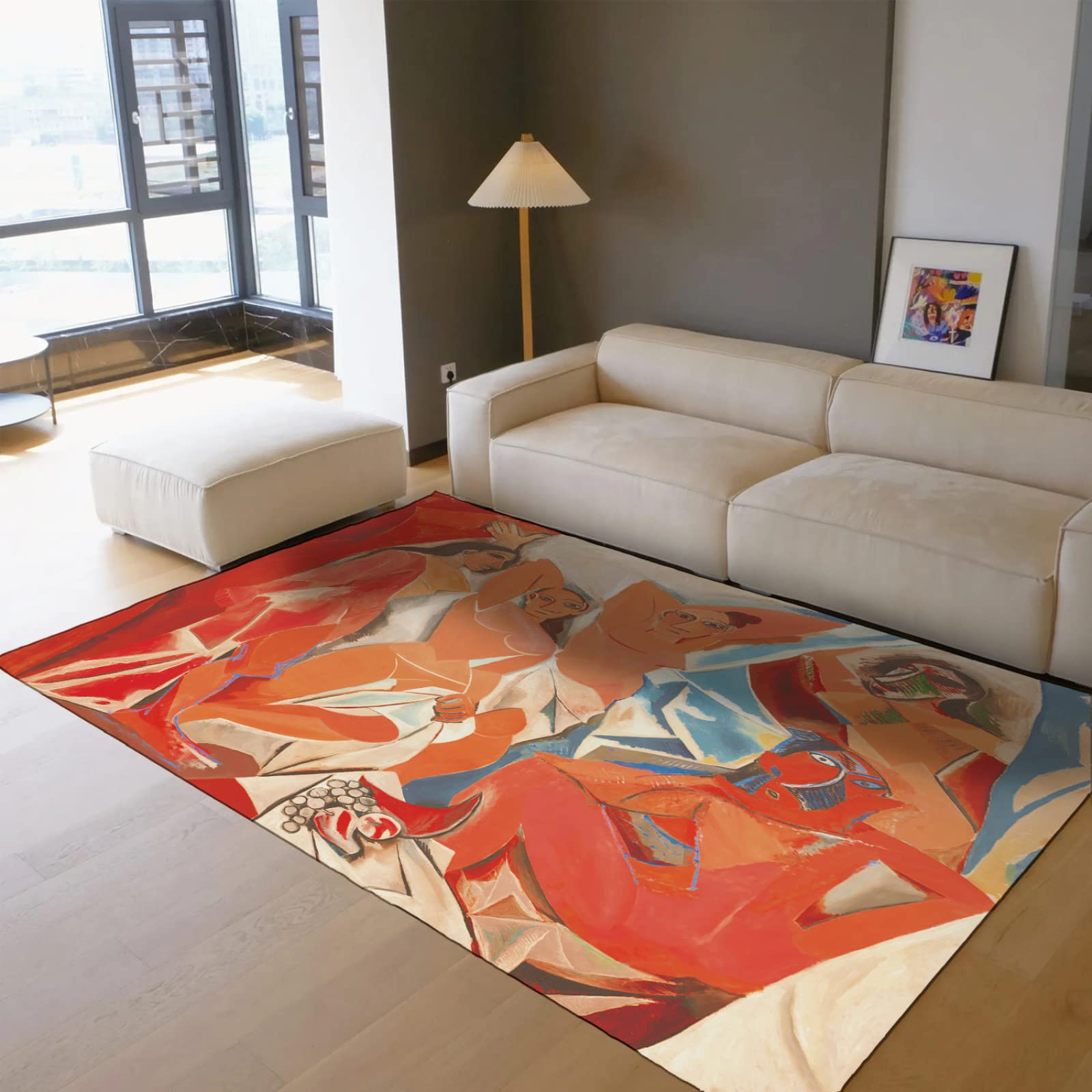 ラグ・カーペット Pablo PICASO RAGMAT 15 Sizes Picasso Style Painting Printed Carpet Fashion Mat