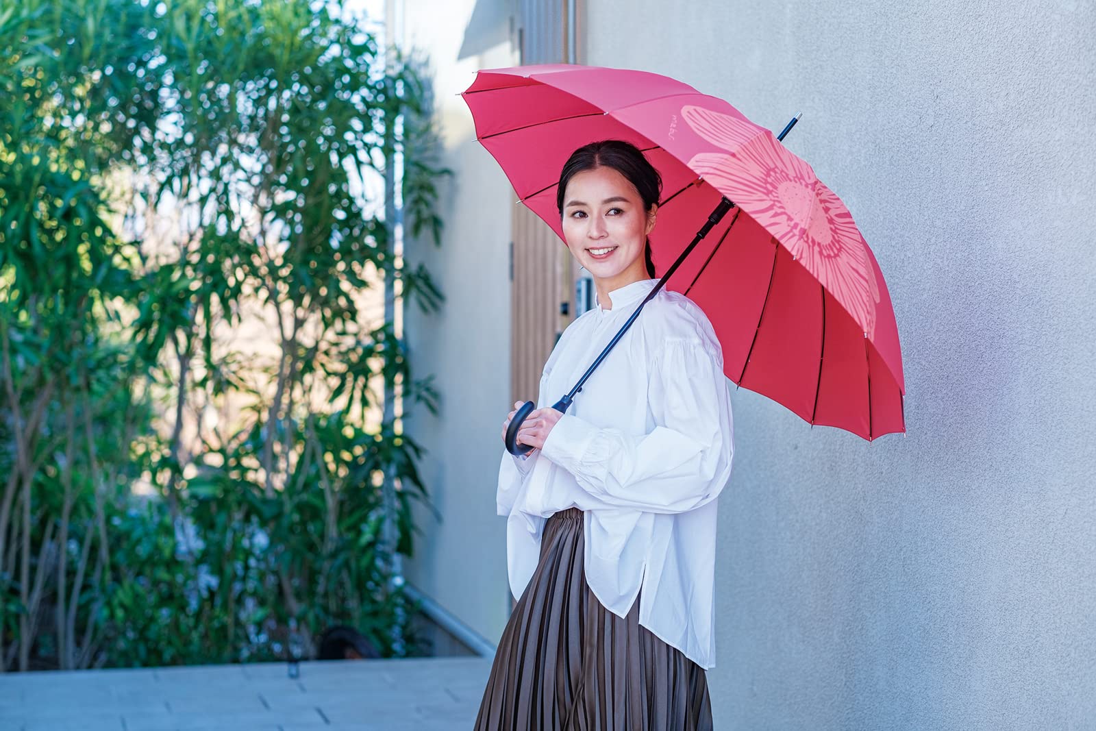 Amazon.co.jp: マブ(mabu) 日傘 傘 日傘兼用雨傘 レディース 58cm 