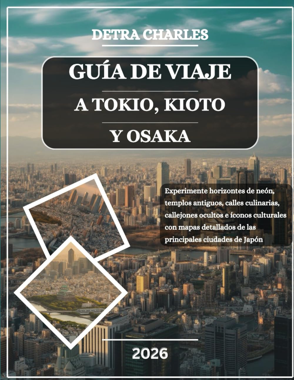 GUÍA DE VIAJE A TOKIO, KIOTO Y OSAKA 2026: Experimente horizontes de neón, templos antiguos, calles culinarias, callejones ocultos e íconos culturales ... de las principales ciudades de Japón