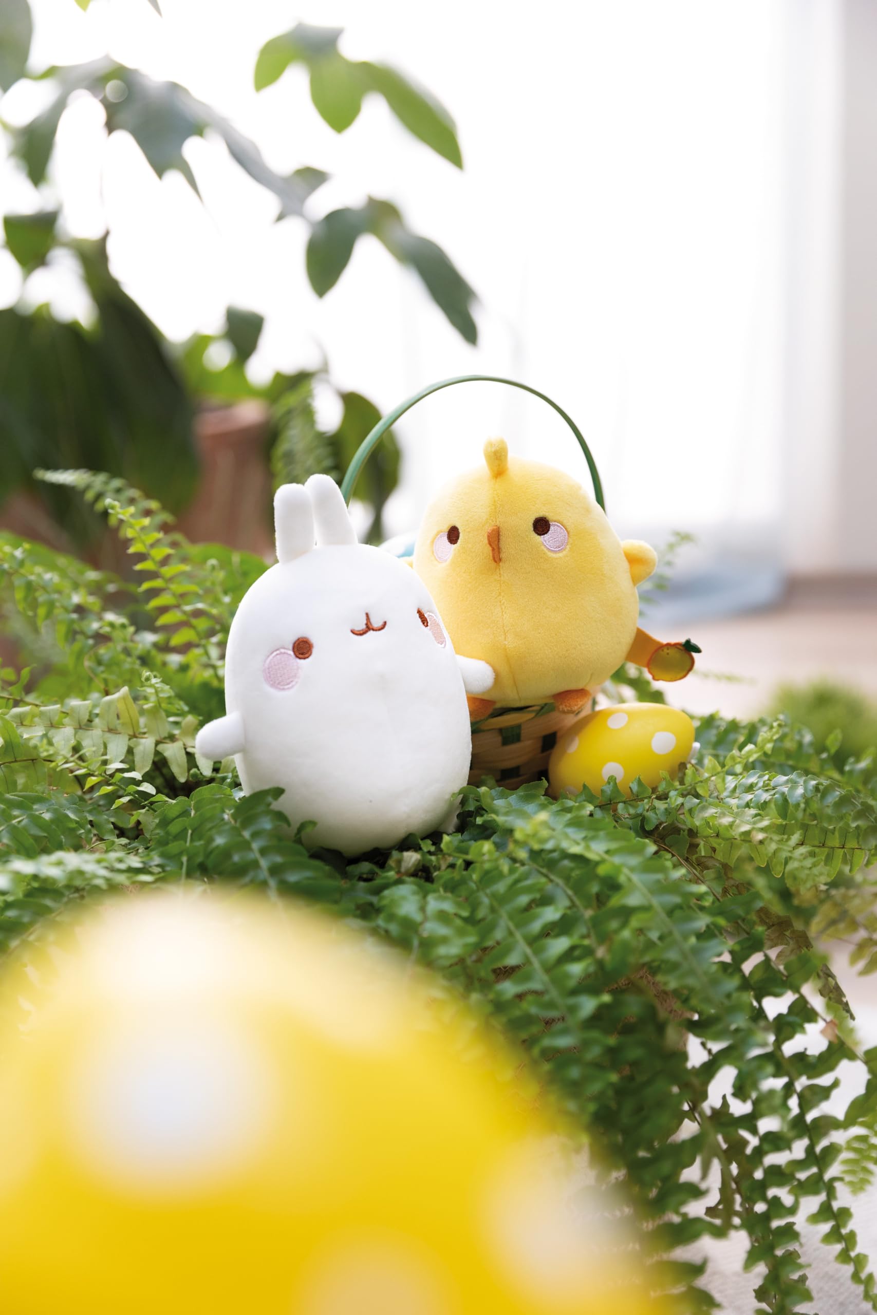 MOLANG 62598 - Peluche de Peluche Suave, 12 cm, Color Blanco — view 5
