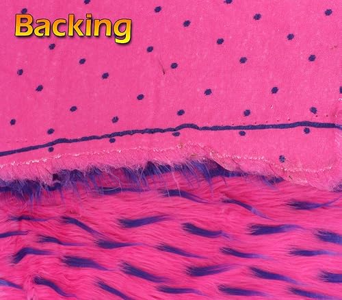 Miniatura 2 de Tela de piel sintética de 2 tonos, 60 pulgadas de ancho, color morado fucsia