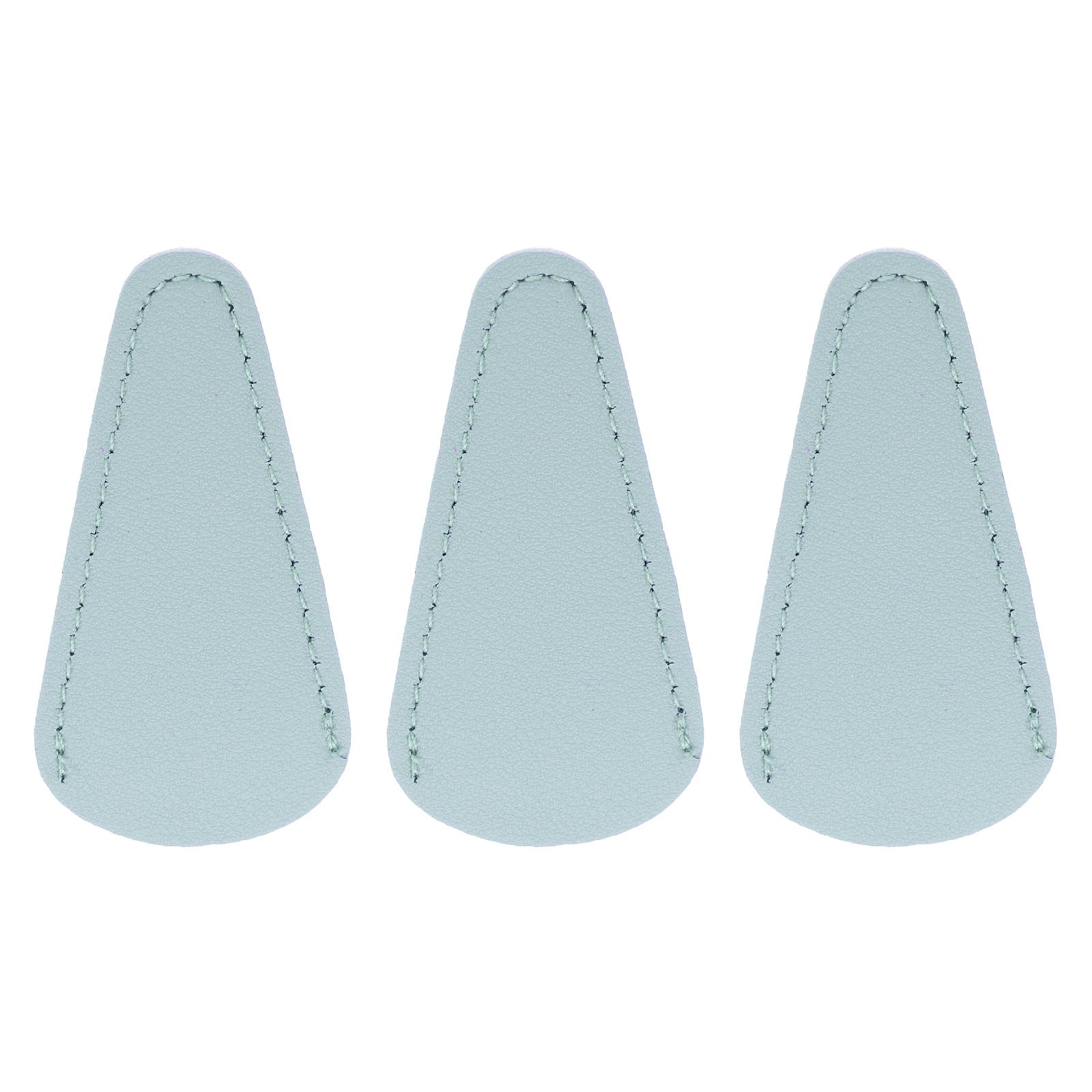 uxcell 3Pcs Scissors Sheath, 2.9" x 1.5" Scissors Cover Protector PU Leather Portable Collect Bags for Eyebrow Trimming Beauty Tool Protection, Light