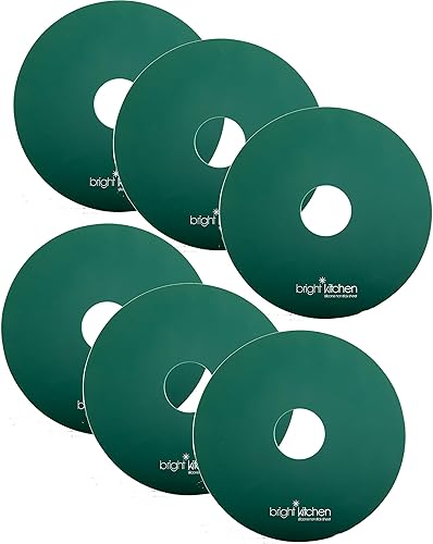 6 hojas deshidratadoras planas de silicona para deshidratadores redondos no tóxicos Nesco, forro de alfombrilla circular, reutilizable, flexible,