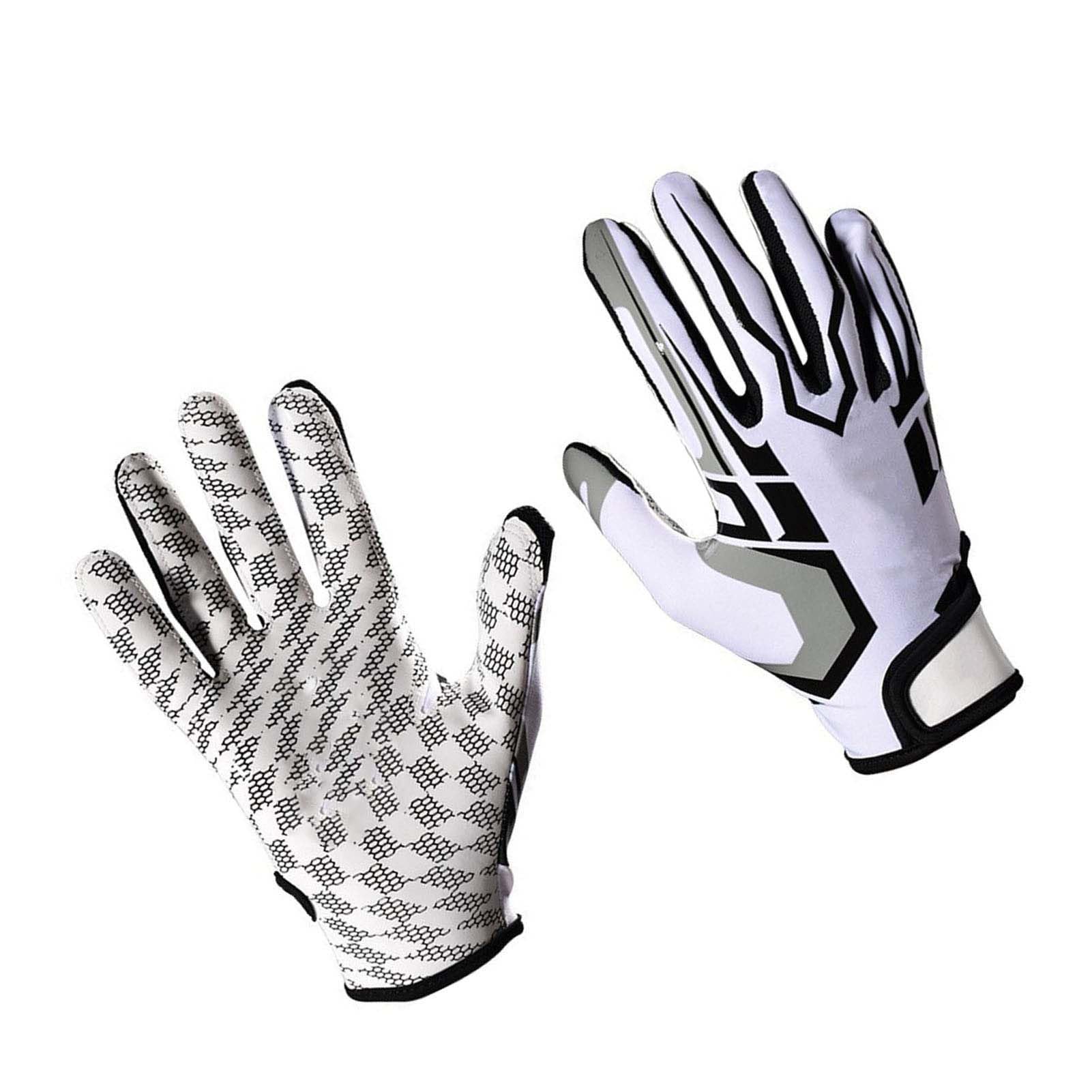 Gants de sport, gants de football américain, maille respirante, doigts, épaisseur moyenne, antidérapants