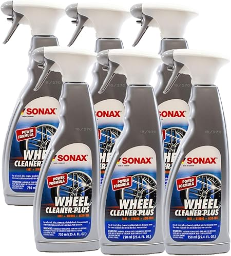 Sonax Limpiador de ruedas Plus (25.4 oz) - Paquete de 6