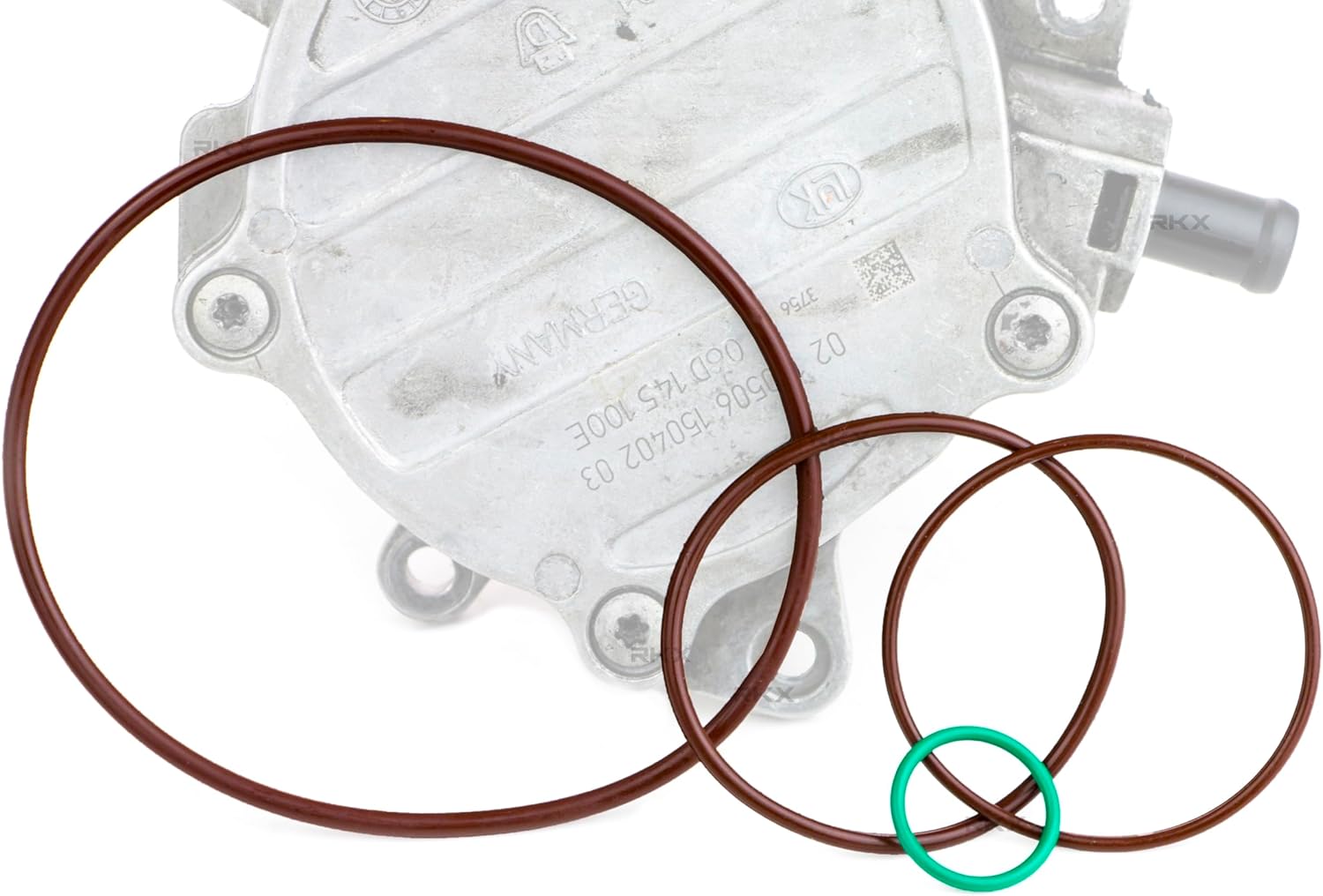 RKX 2.0T Vacuum Pump Reseal/Rebuild Kit Compatible with VW & Audi 2.0 T MKv, B6, 8P, B7 Gasket