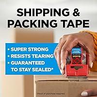 Vista 2 de Scotch - Cinta de embalaje resistente con dispensador de 1.88 pulgadas x 800 pulgadas