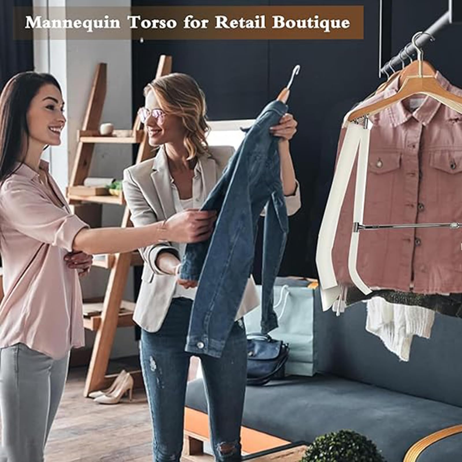 Verstellbarer Mannequin-Kleiderbügel mit flexibler Unterstützung für Kleidung Fotografie und Display