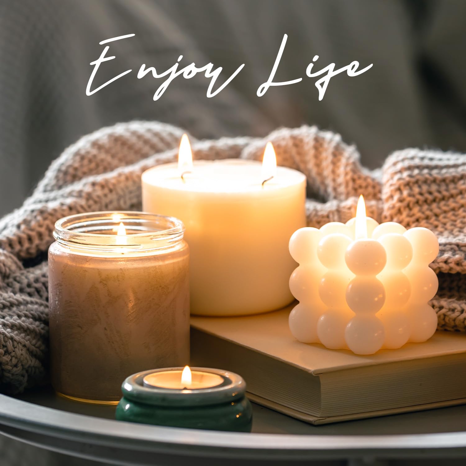 Copos de cera de soja, cera natural para velas, cera de soja orgánica para hacer velas de granja, sin aditivos, inofensiva y pura (20 libras)