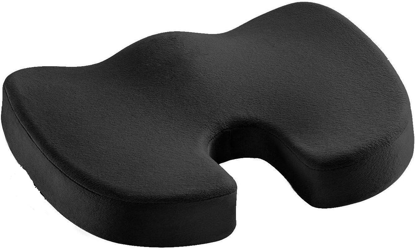 Seat Cushion Office Chair Pillow Orthopedic Memory Foam Relieves