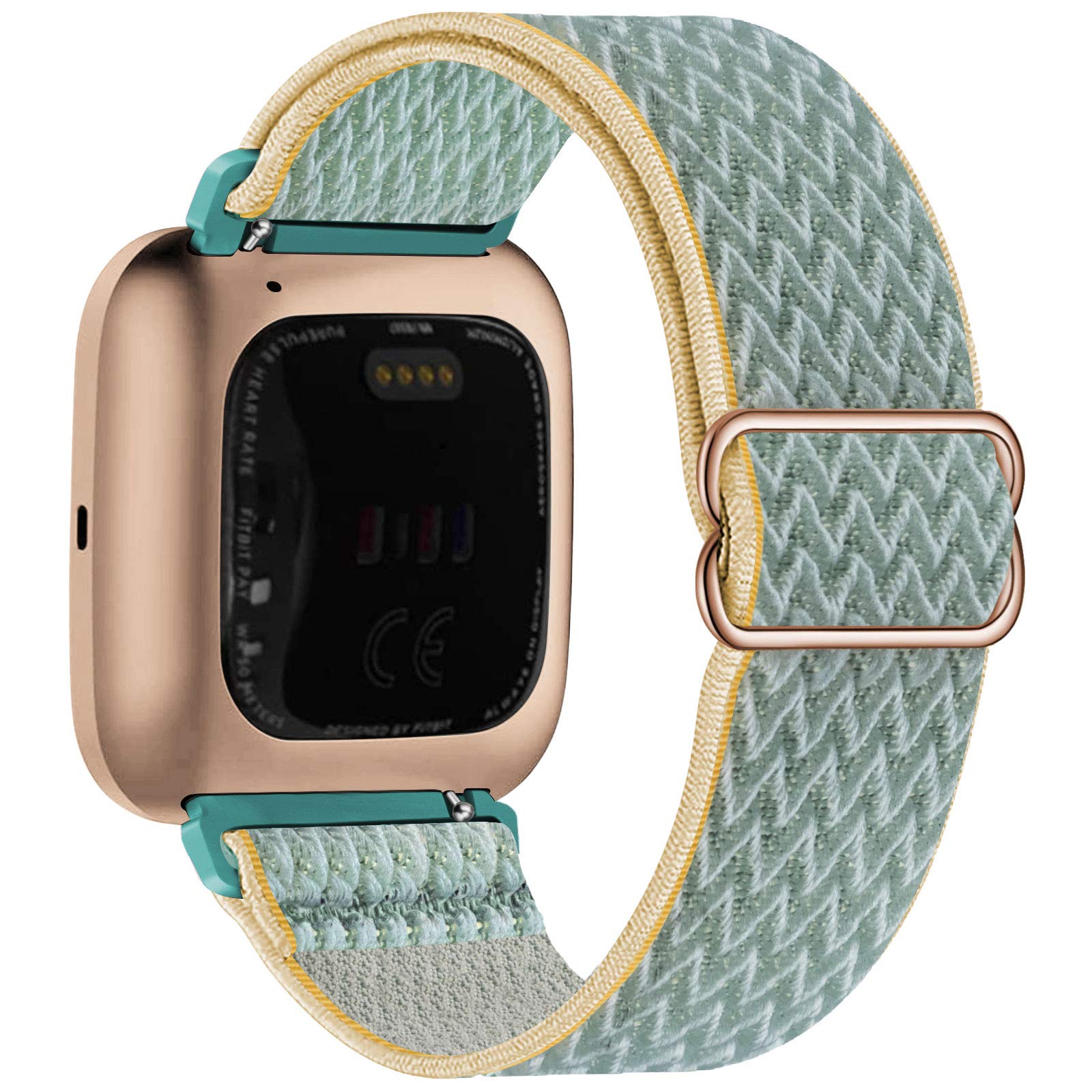 Uhkz Stretchy Nylon Bands Compatible With Fitbit Versa Versa