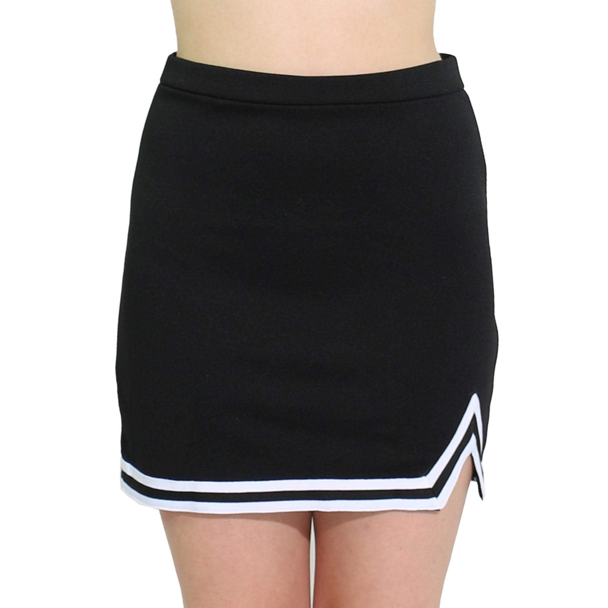 Danzcue Womens Big Kid Double V A-Line Cheer Uniform Skirt