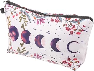 شنطة مكياج للسفر شنطة مستحضرات تجميل محمولة لتنظيم ادوات الزينة مع سحاب وشنطة اقلام رصاص ومحفظة للعملات المعدنية للنساء والفتيات بي 21 × 12.5 سم رياضية من فوميز. البوليستر