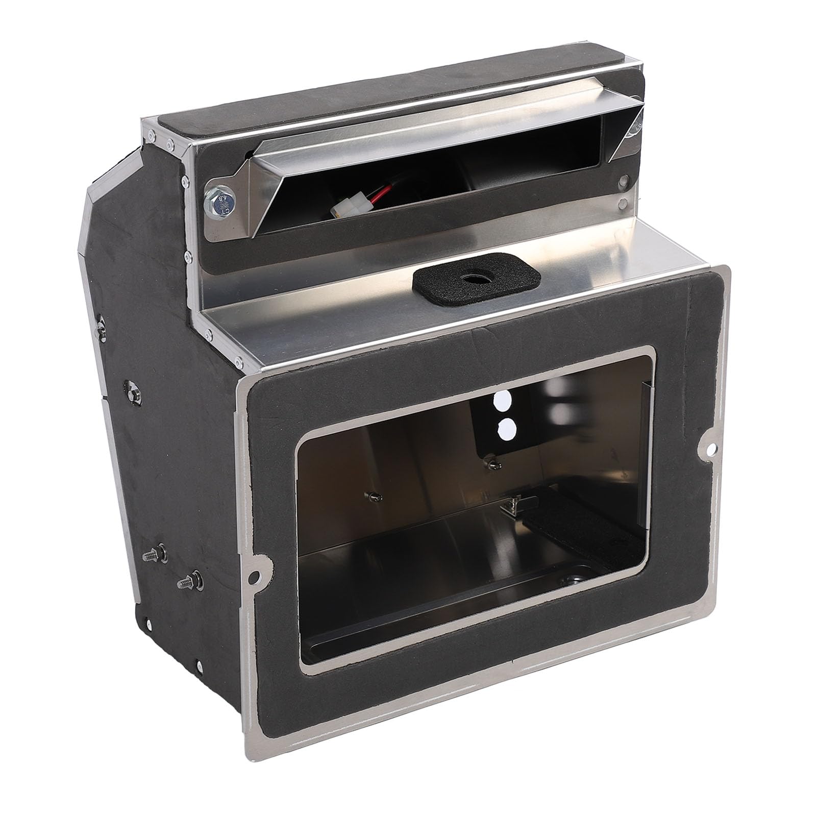 Aramox Skrzynka Aluminiowa Nagrzewnicy AC, Skrzynka Zamienna Nagrzewnicy AC, zespół do T600 T660 T800 W900B W900L z wytrzymałą aluminiową dmuchawą 12