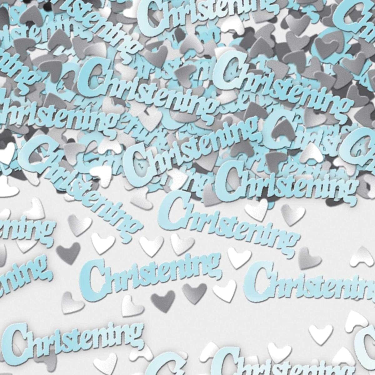 Amscan 14 g Christening Confetti Party Accessory, Blue