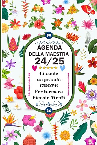 Agenda Della Maestra 2023/2024 Giornaliera: Pianificatore e organizzatore per insegnanti di scuola primaria e materna | Regalo di fine anno dell'insegnante.