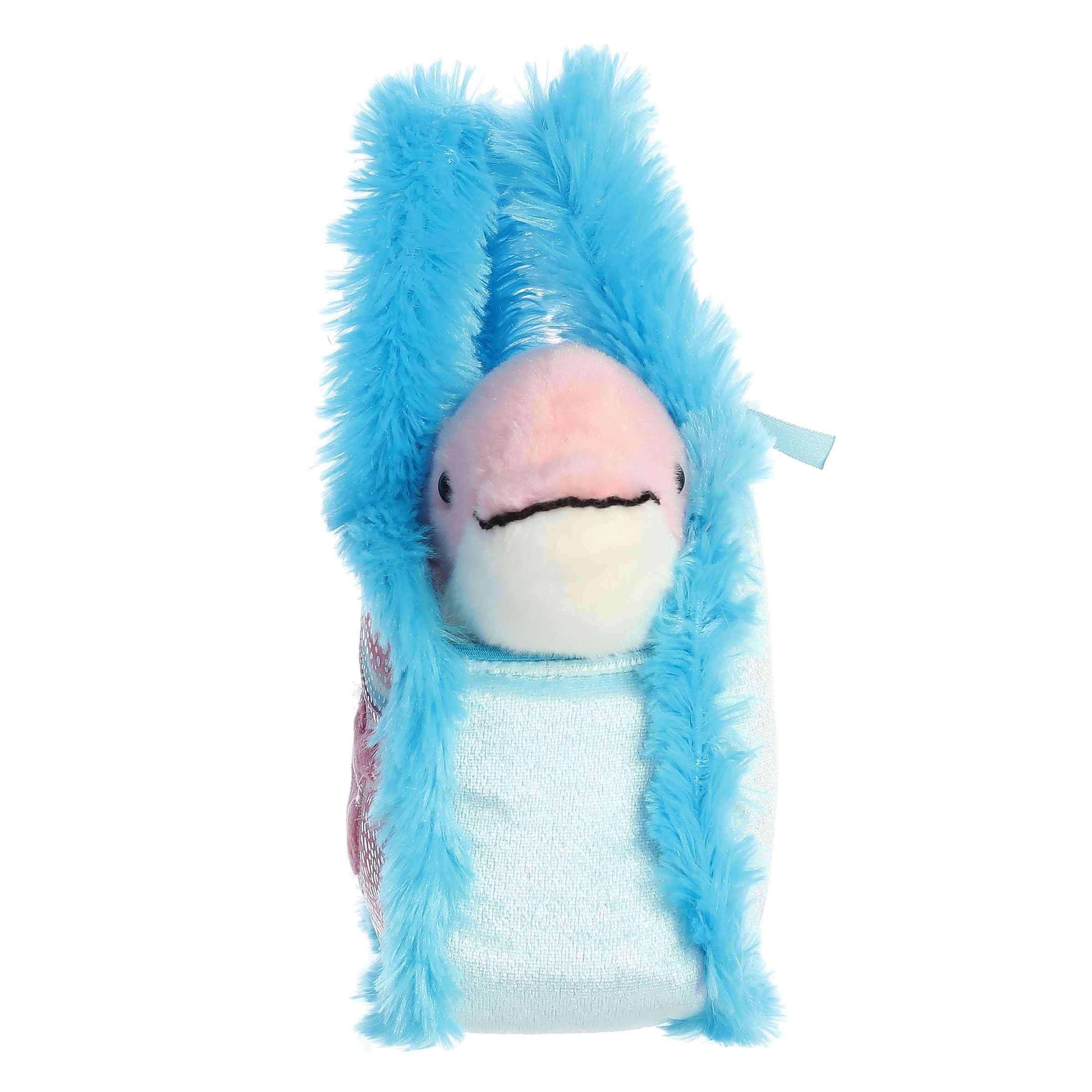 Aurora(r) Fashionable Fancy Pals(tm) Aquarium Collection Stuffed Animal - Plush with Stylish Purse for Dress Up Fun for Kids 3+ Years, Costumes, and Birthdays - Dolphin 7 Inches - Image 2