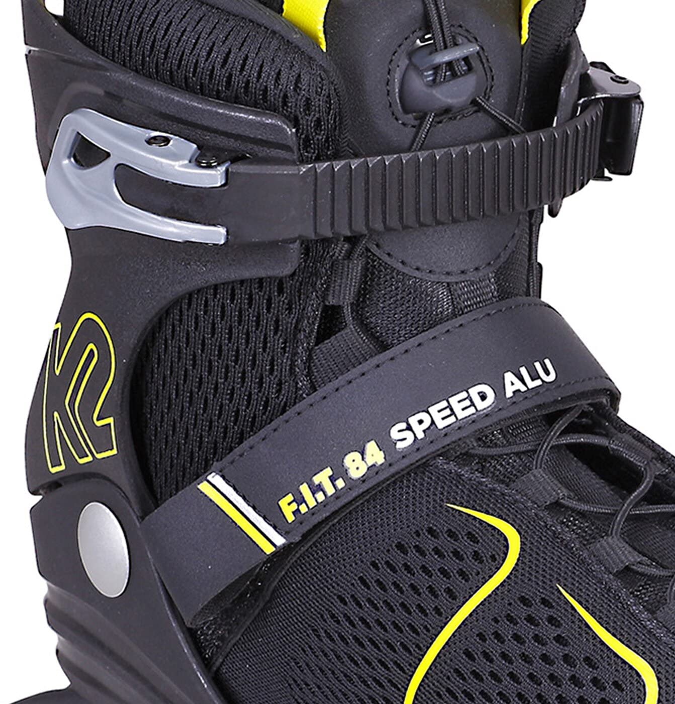 K2 F.I.T. 84 Speed Alu Inline Skate Black/Yellow