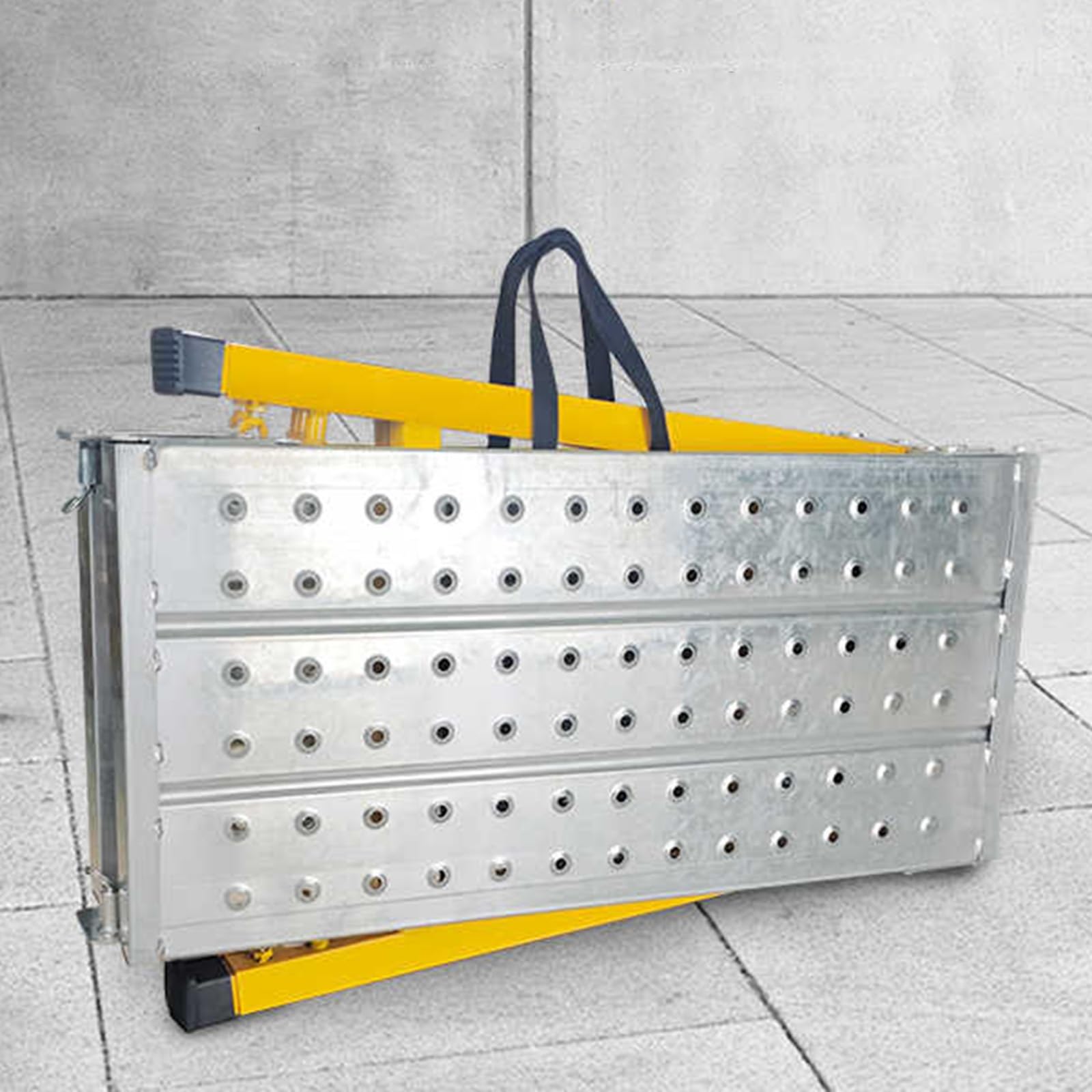rusztowanie Rusztowanie składane, regulowana wysokość Little Giant platforma robocza do schodów drabinowych, metalowa platforma drabinowa do mycia/szczegółowego/malowania ścian(S)