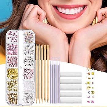 Amazon.co.jp: ティースジュエリー D-IY歯の人工クリスタル宝石