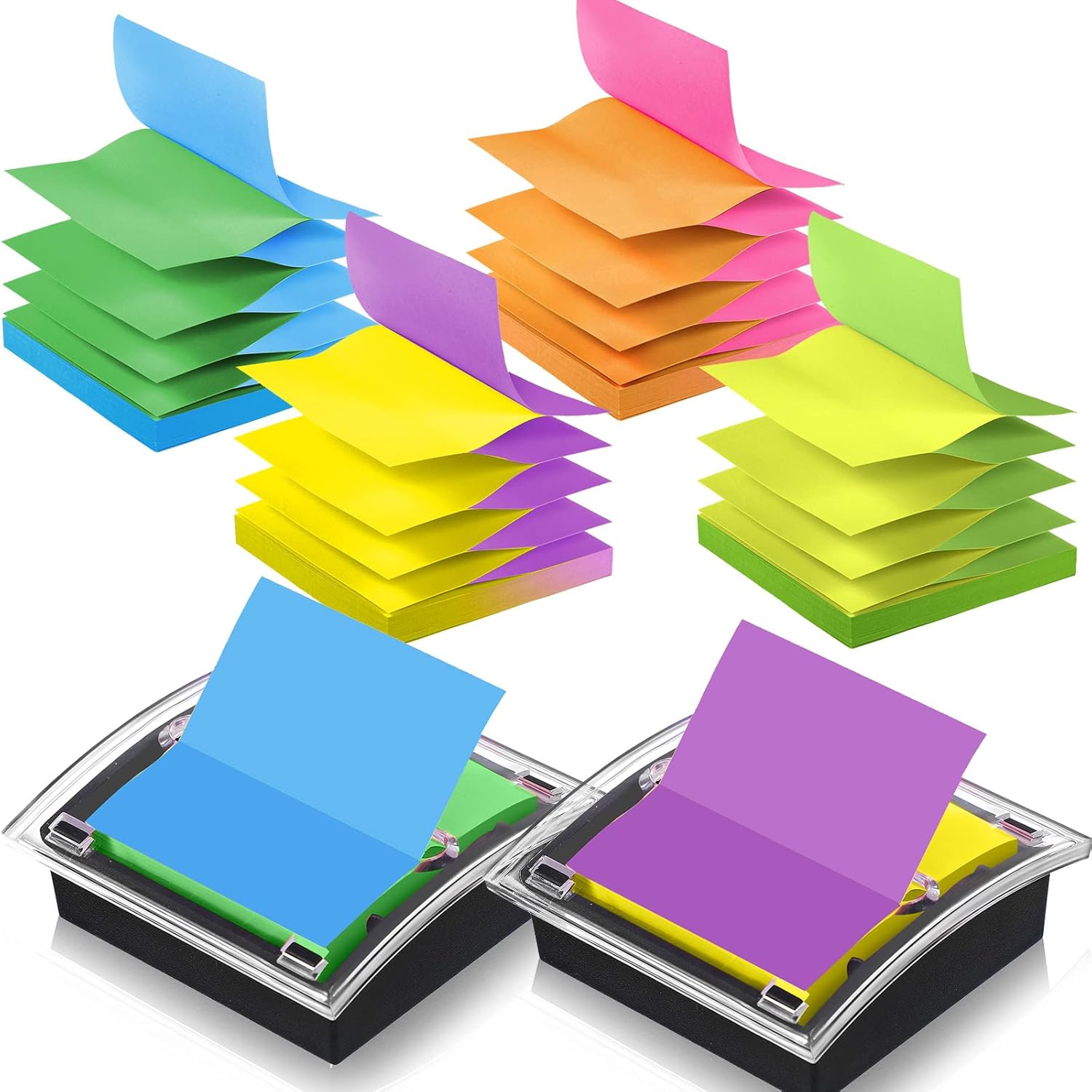 18 Pcs Pop up Note Dispenser Set 2 Pcs Black Sticky Note