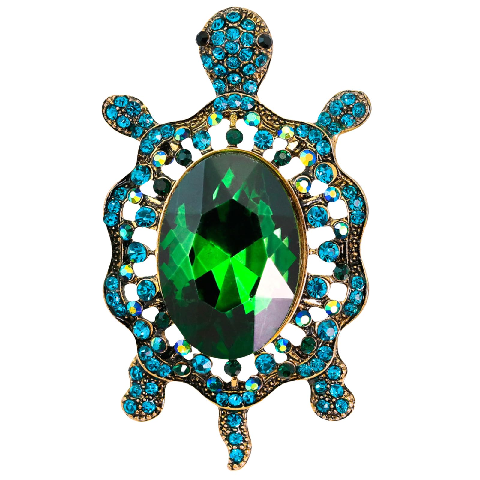 FAIRYGATE Anti Exposure Fixed Brooches Women Unisex Vintage Rhinestone Office Party Brooch Pins Lapel Pin Dress Suit Accessories Boutonniere — view 19