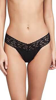 hanky panky, Supima Cotton Original Rise Thong with Lace