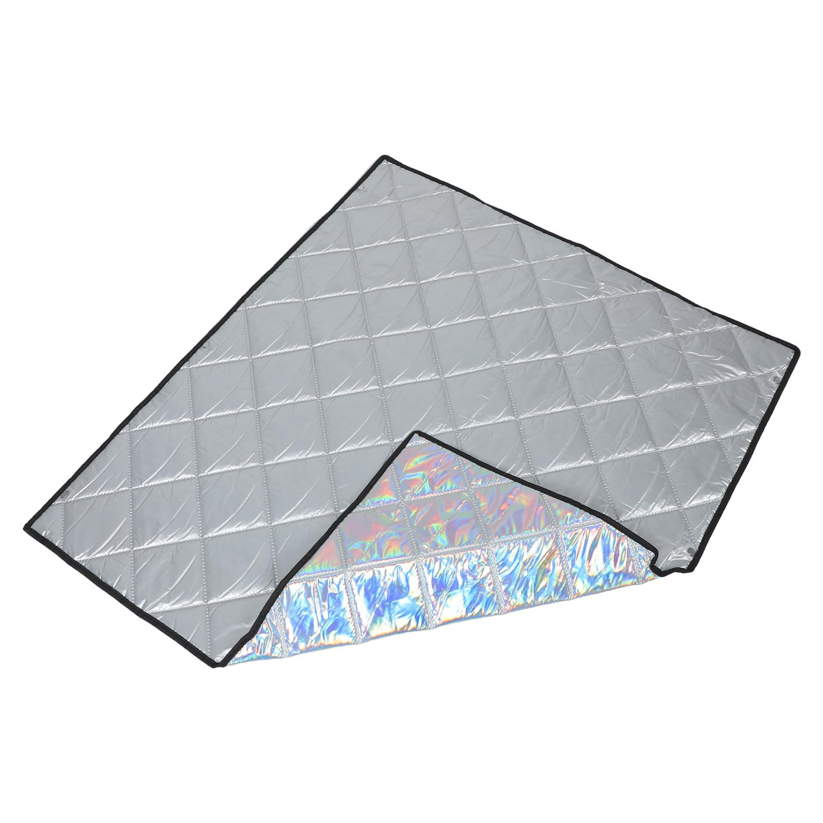 DECHOUS Wetterfeste Außenschutz Thermoabdeckung 100 x 100 cm für Gefrierschrank und Kühlschrank, doppelseitig isoliert, kratzresistent, Polyester, passt für Indoor und Outdoor Bereich,