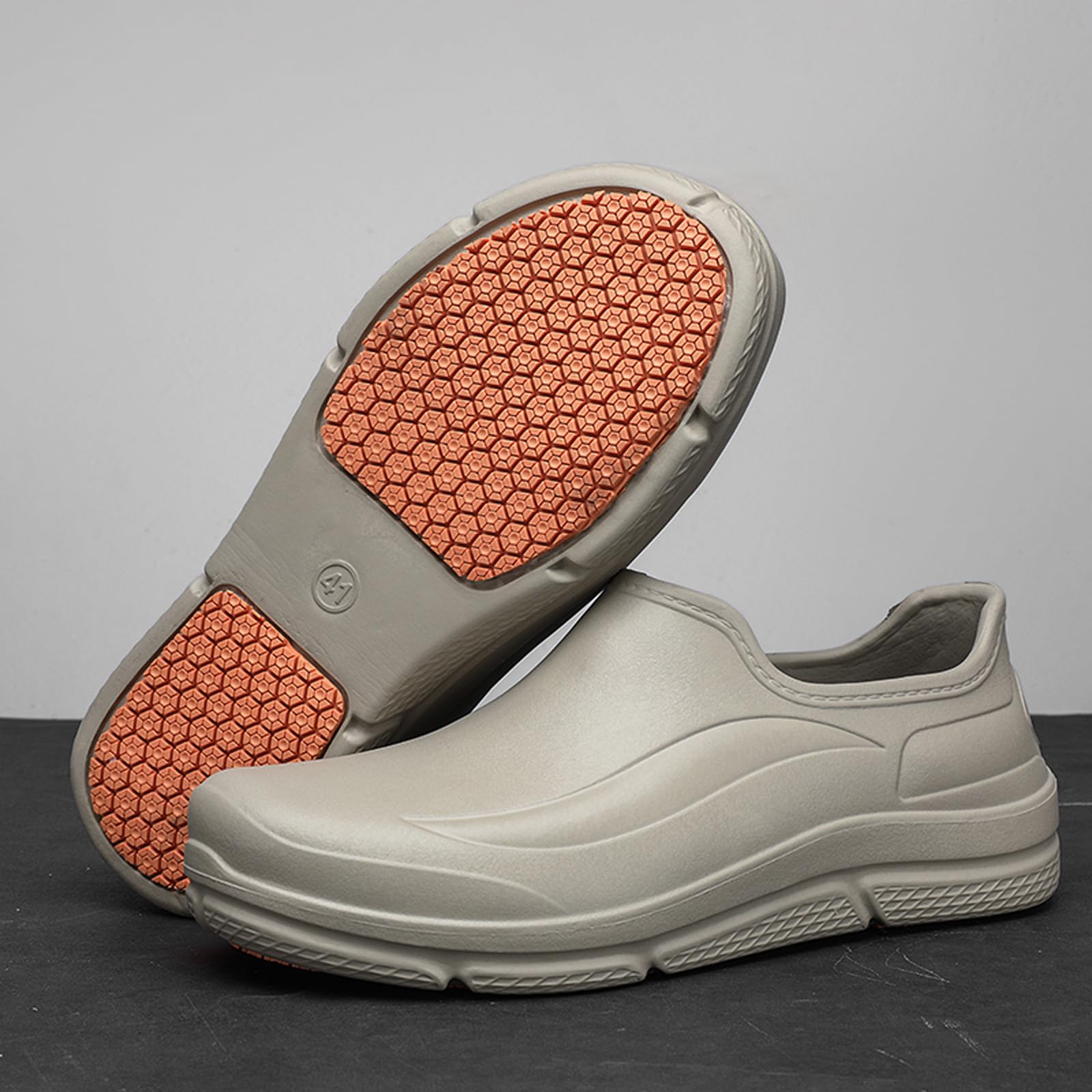 Sabots de Travail Antidérapants Unisexes en EVA - Chaussures de Cuisine et Médicales Etanches, Légères, Semelle Antichoc Résistante à l'huile, Lavables, Confort Prolongé