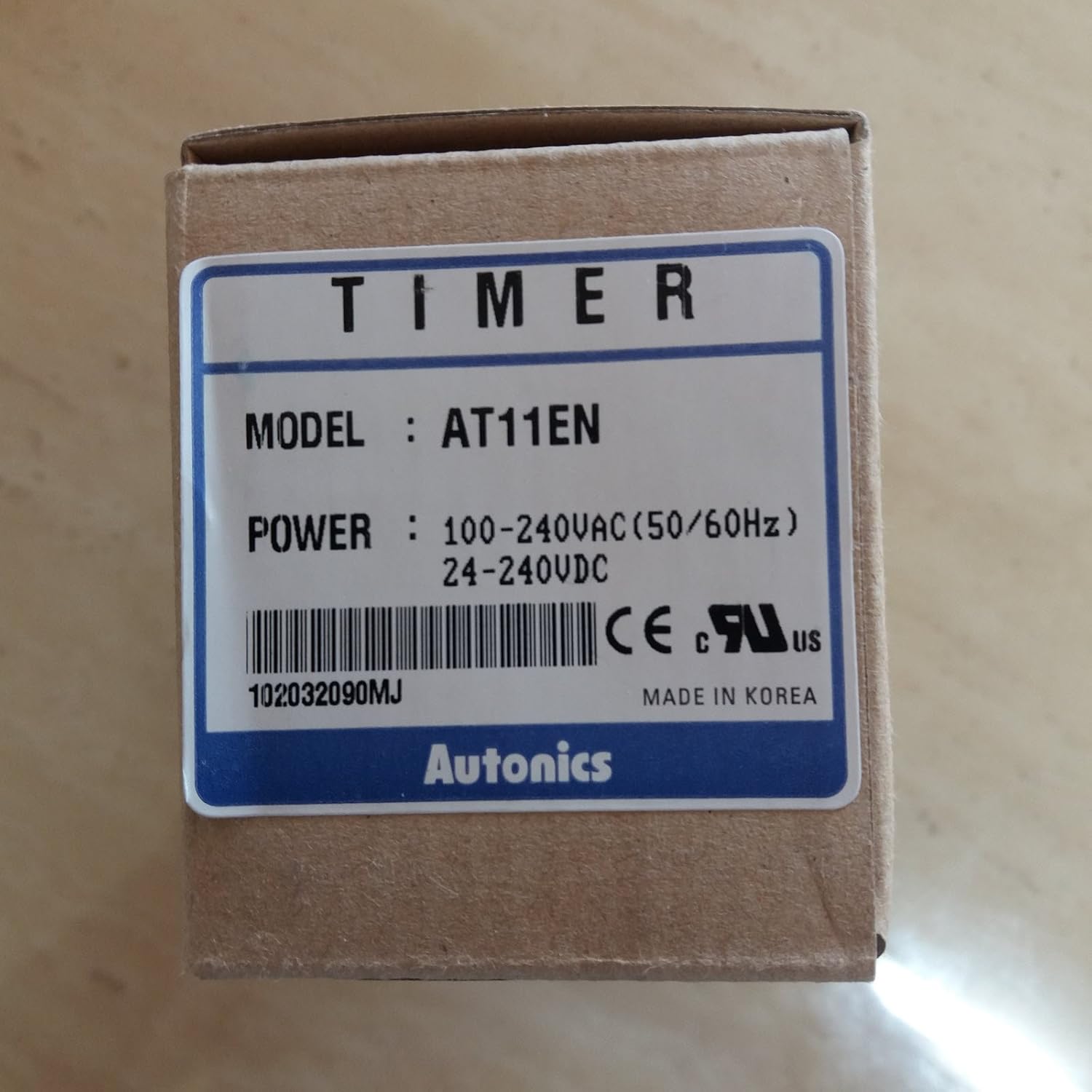 Autonics AT11EN Singnal on start Type Multi-function Timer 100-240VAC/24-240VDC Made in Korea