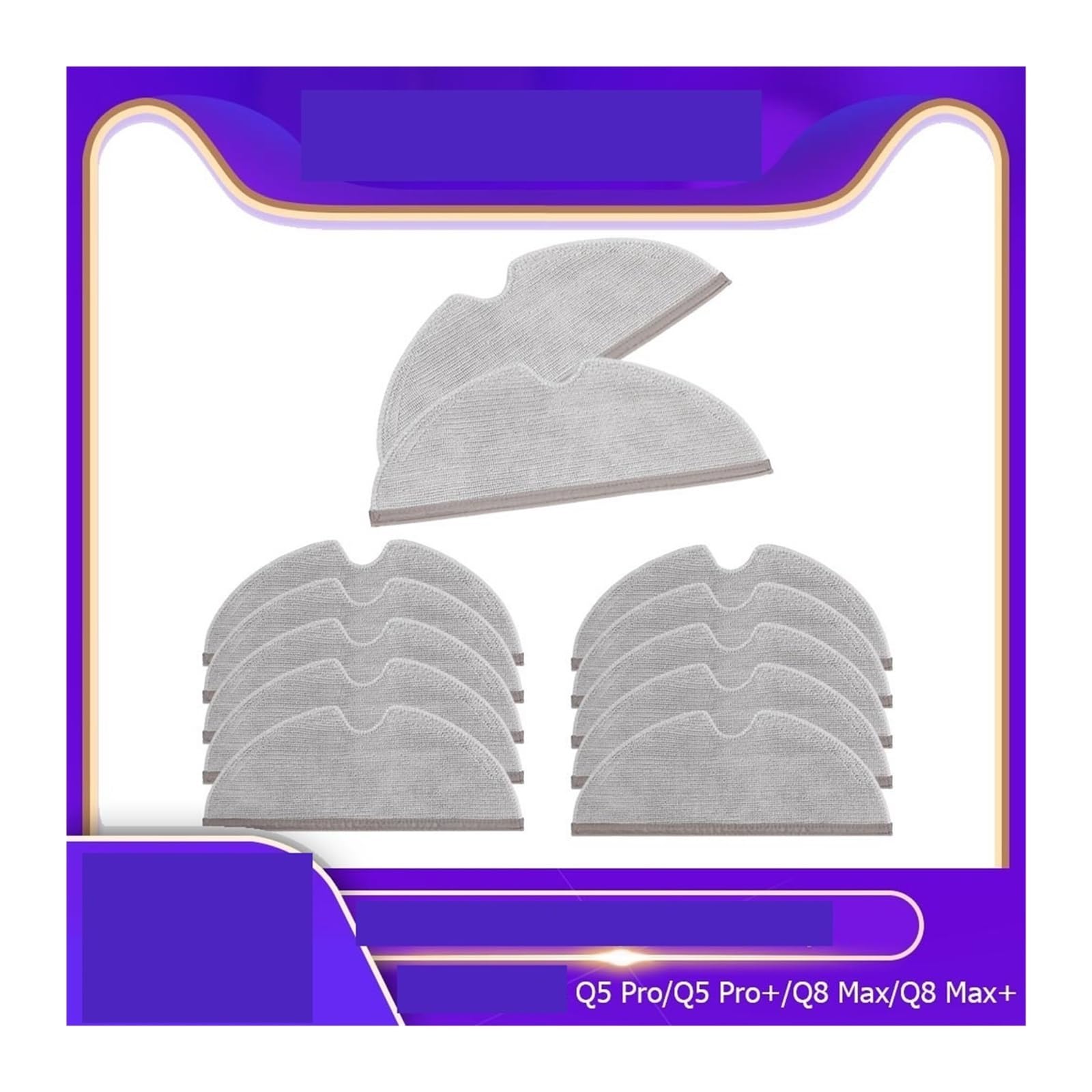 Cuscinetti Di Ricambio for Mop In Microfibra, Compatibili Con Roborock, Q5 Pro/Q5 Pro+/Q8 Max/Q8 Max+ Robot Aspirapolvere Di Ricambio for Aspirapolvere | 30pcs