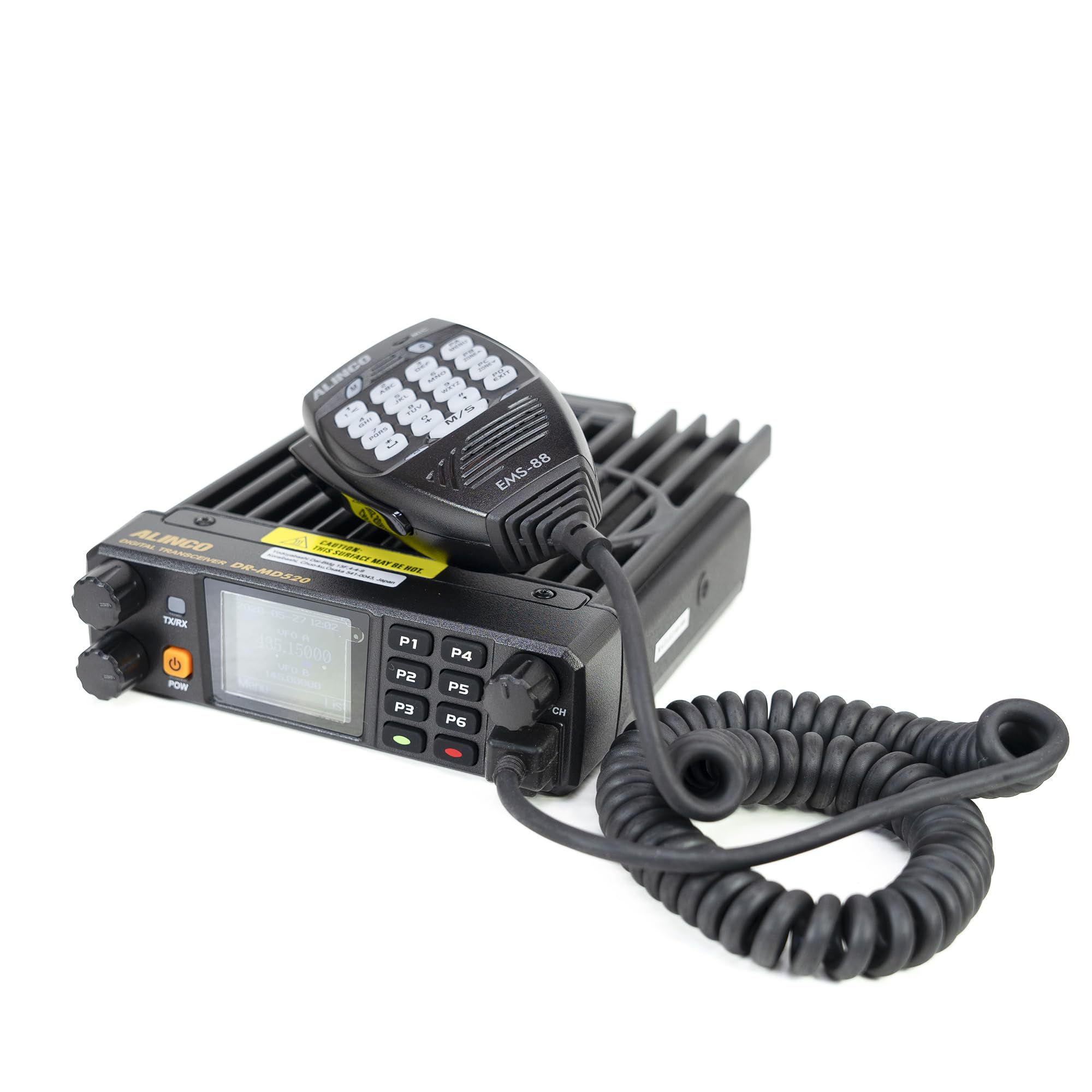 Emisora ​​de Radio VHF/UHF Alinco DR-MD-520E Doble Banda 144-146MHz/430-440MHz, con función GPS, 4000 Canales, analógica y Digital