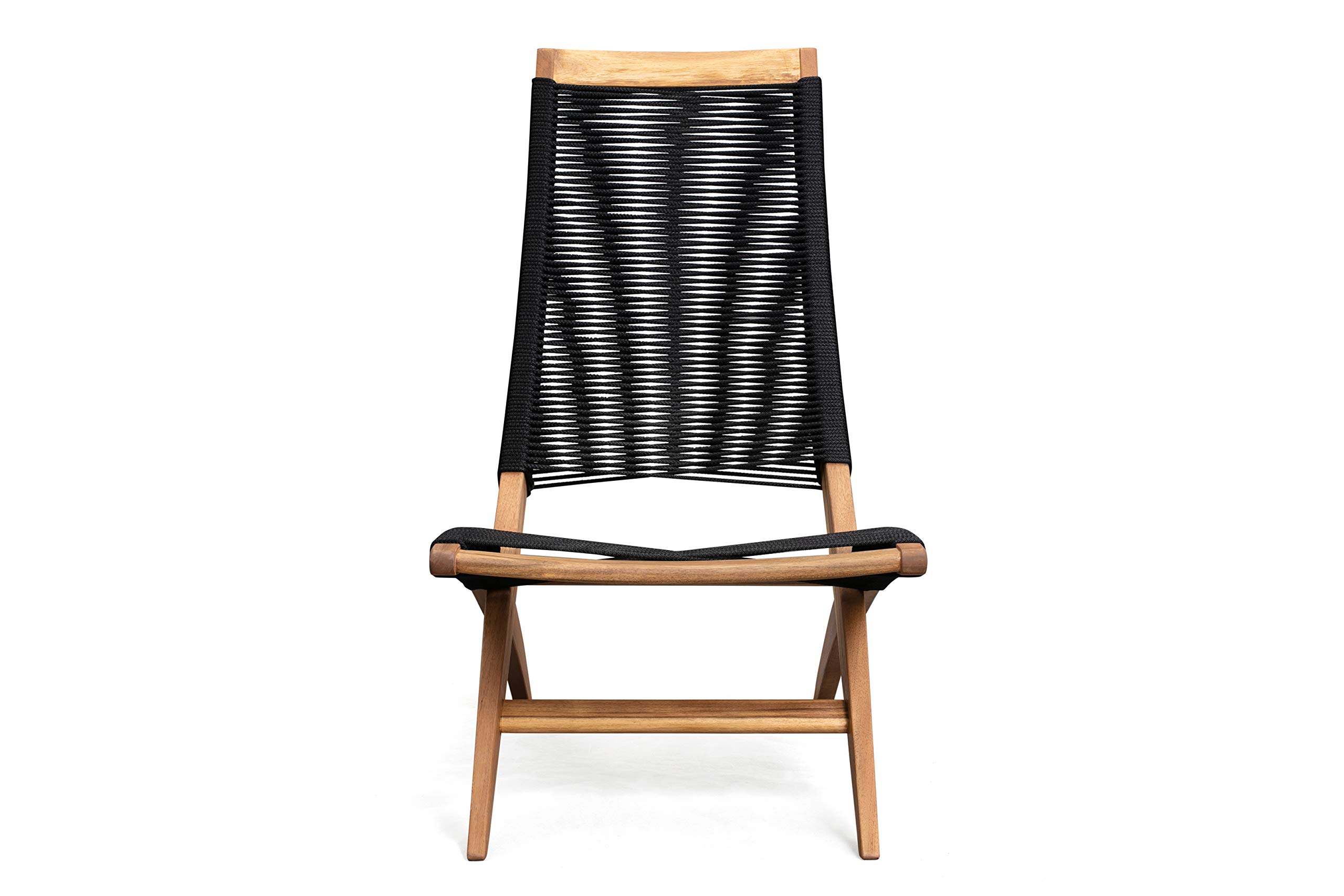 63364 Lisa - Silla de salón moderna con acabado de madera natural, de mediados de siglo, moderna silla de madera para sala de estar, dormitorio, patio, porche, césped, piscina, patio 3