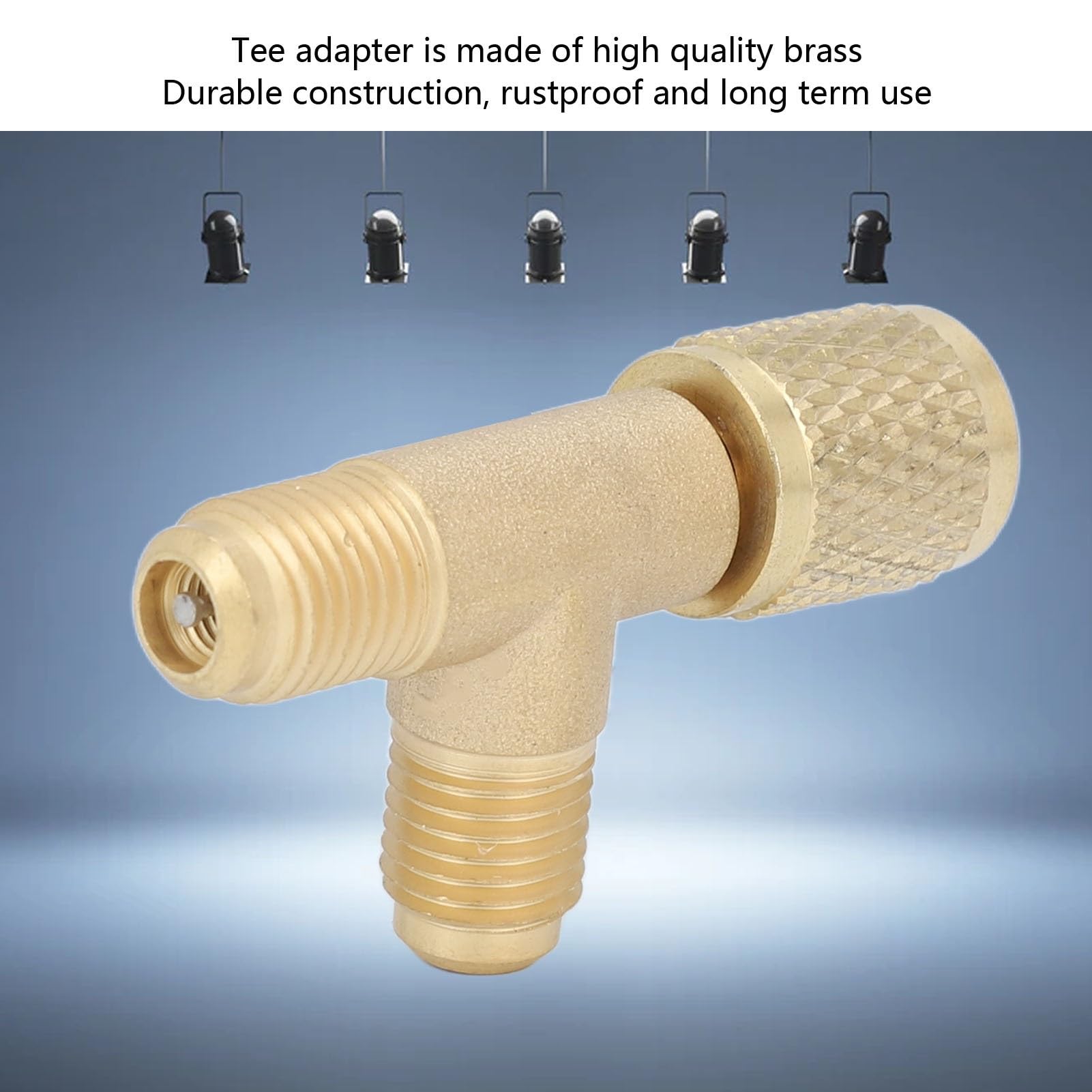 Adaptador con Válvula Latón Estructura SAE 1/4in