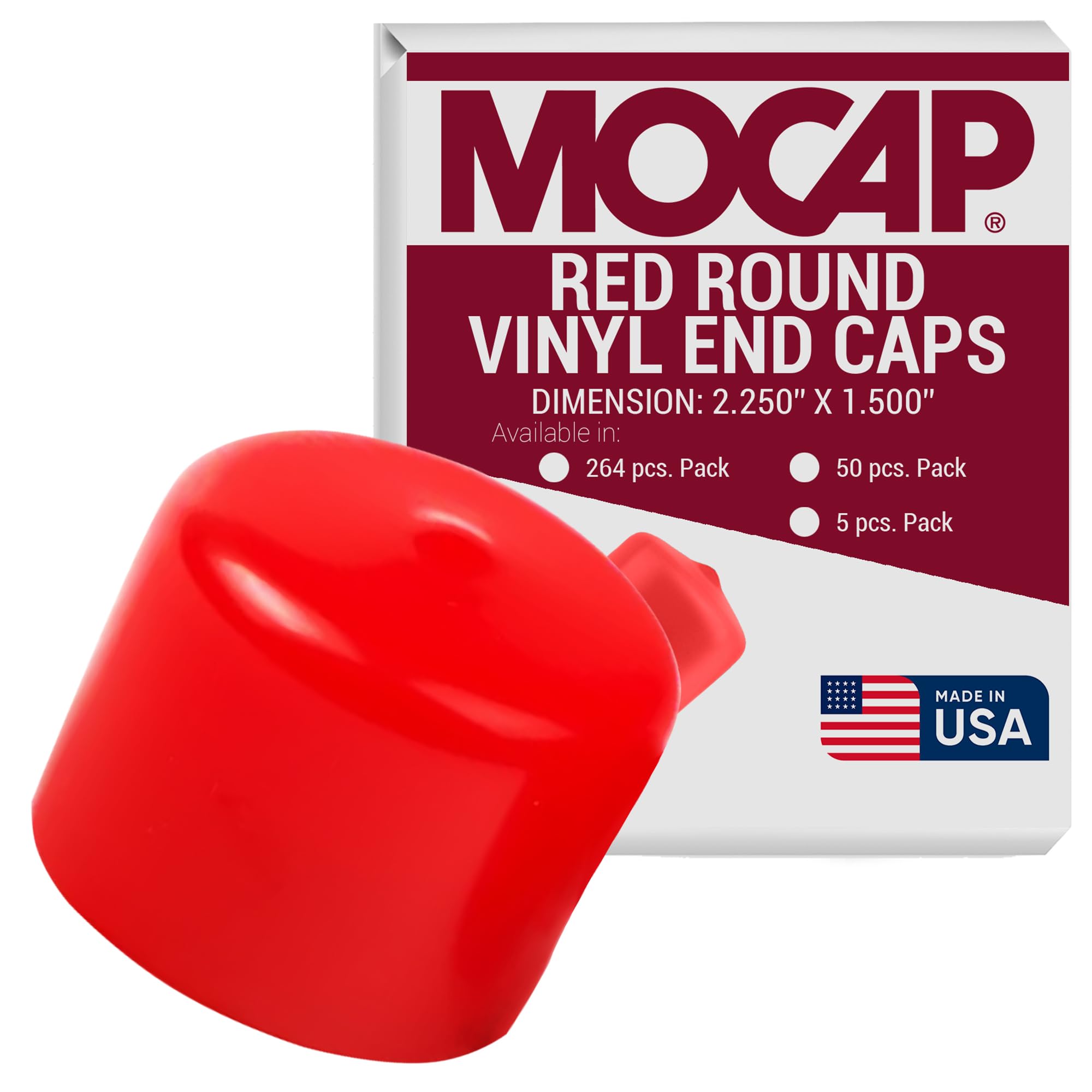 Round Vinyl Caps - 2.250