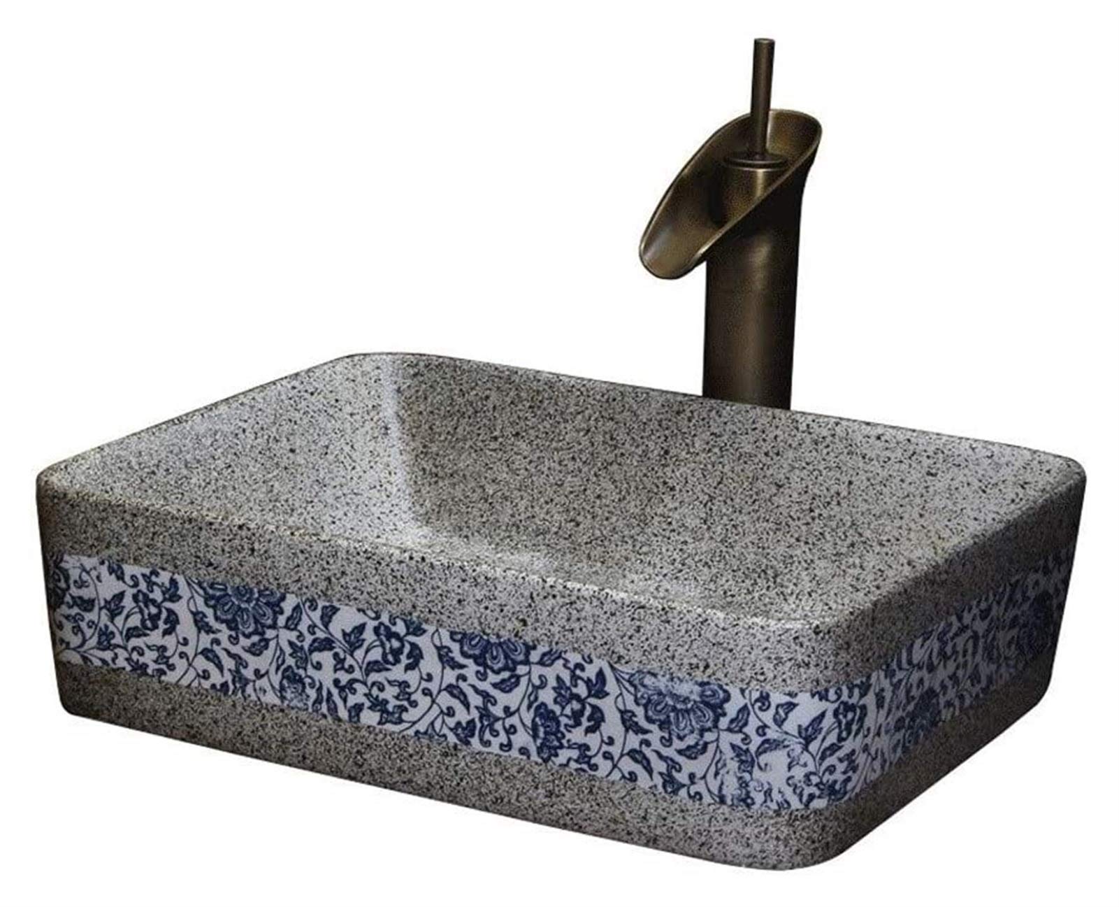 Umywalka łazienkowa nablatowa, zielona umywalka porcelanowa nablatowa, ceramiczna umywalka nablatowa do łazienki,