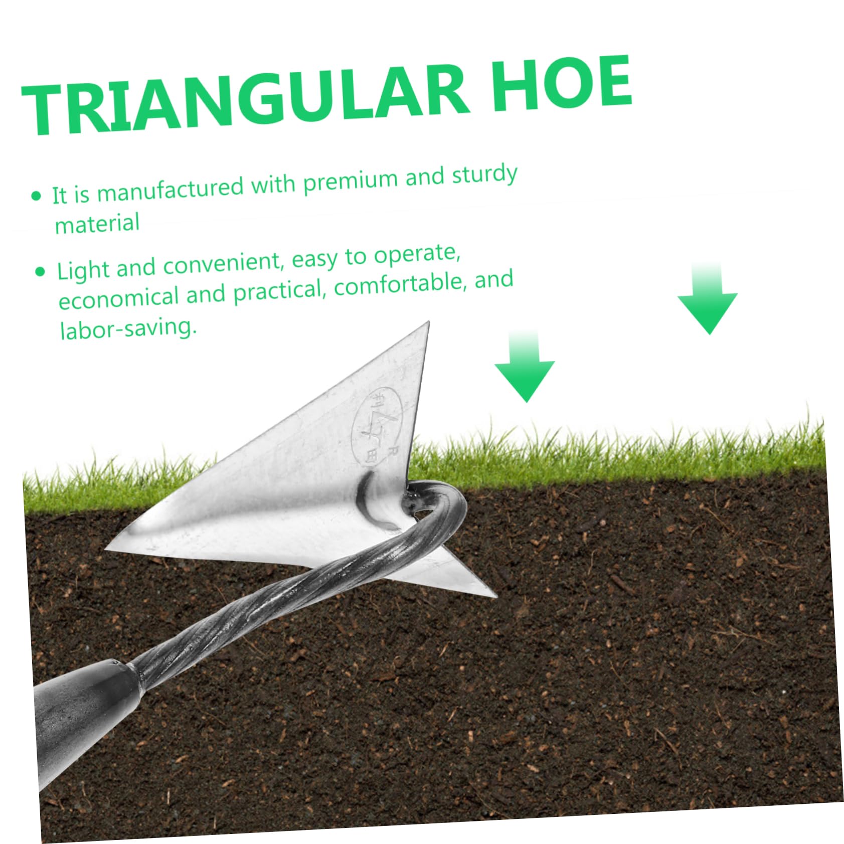 1pezzi Agricola Triangolare Per Giardinaggio Attrezzo Per Scavare Terreno Fornitura