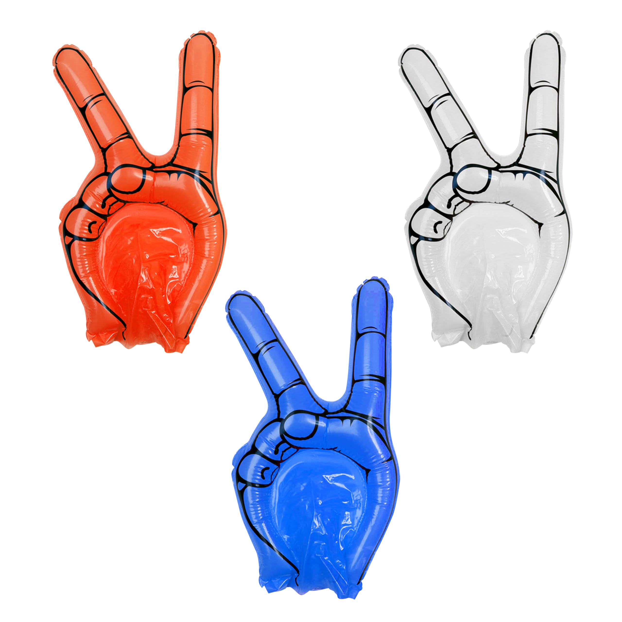 eBuyGB 180 Darts Inflatable Hand, LDPE Big Victory Finger Pointer, Fancy Dress Accessories, 2025 PDC World Darts Championship - Image 4