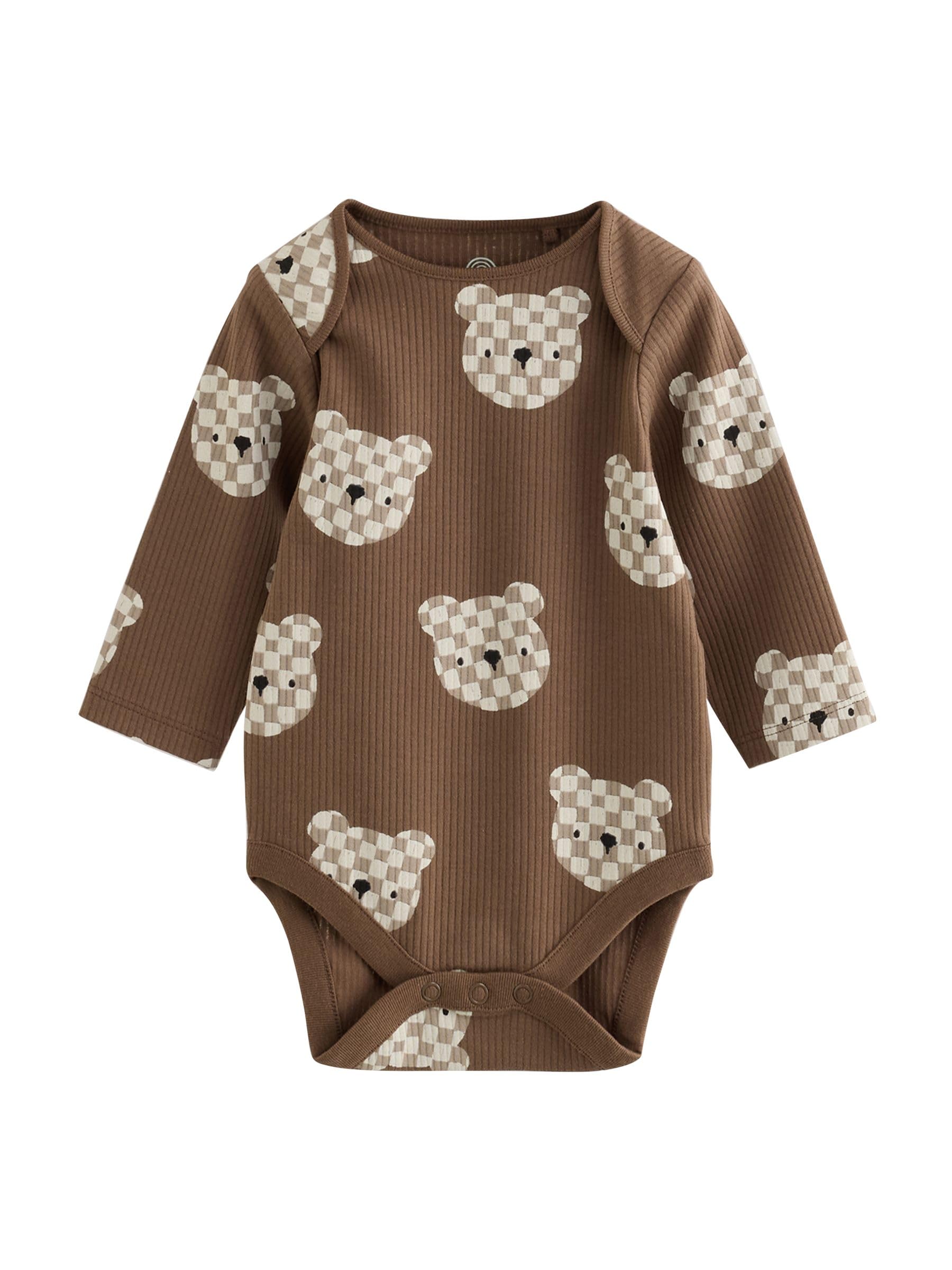 NEXT Bambini Confezione da 5 body a maniche lunghe