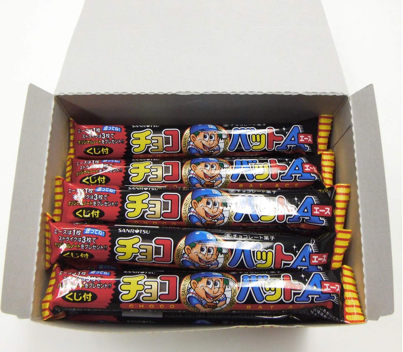 Amazon | 三立製菓 チョコバットエース 1本×30本 | 三立製菓 