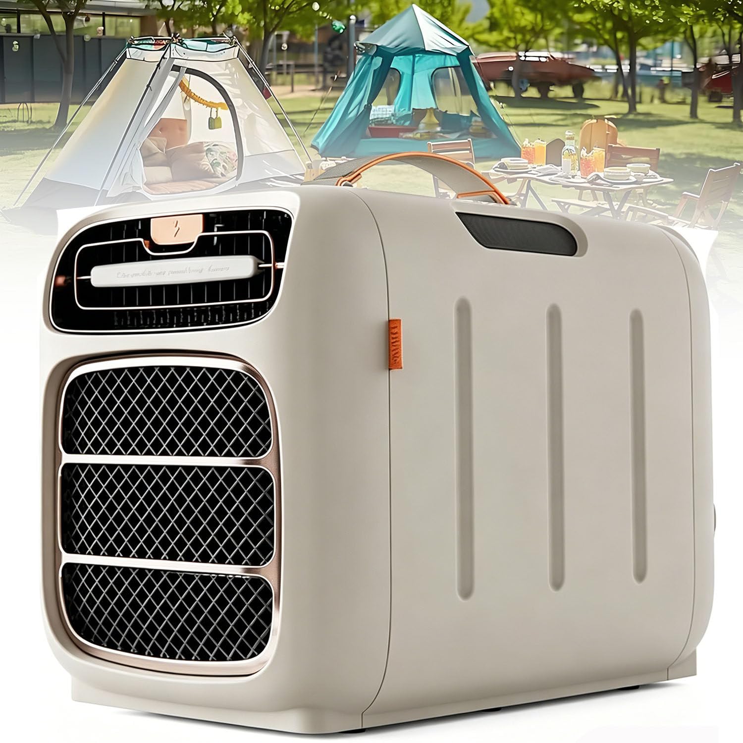 YANDDEA 24v Camper Air Conditioner, Portable Air Conditioner, 5121 Btu, Fast Cooling, Dehumidifier, Sleep Mode, 12-Hour Timer, 420w, Camping Air Conditioner for Rv, Tent, Truck, Van Cold