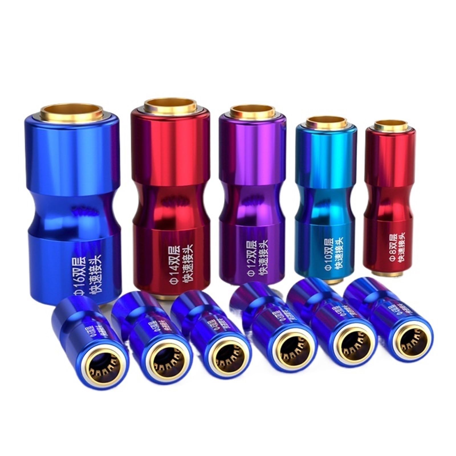 Conector recto para solucionar fugas neumáticas en mangueras de camión de 12mm